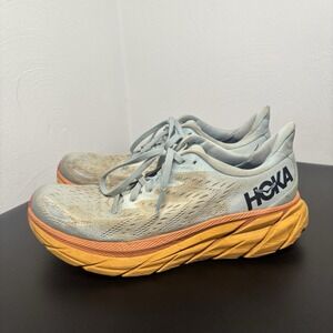 Hoka One One Womens Clifton‎ 8 1119394 SSIF Blue Running Shoes Sneakers Size 10B